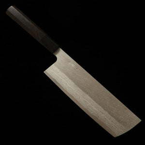 Nakiri NIGARA VG XEOS Hammered Damascus with Ebony Handle (180mm)