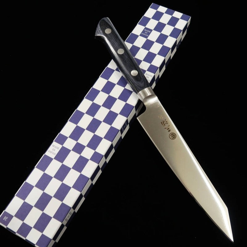 Miura MIURA Kiritsuke Petty AUS8 manche en composite bleu (145 mm)