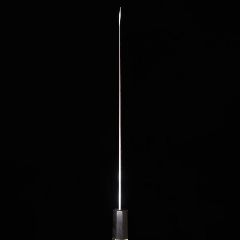 TADOKORO HAMONO Kiritsuke Sujihiki Mirror Finish Ginsan Ebony Silver Wrap Handle (270mm)