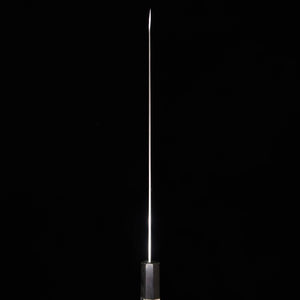 TADOKORO HAMONO Kiritsuke Sujihiki Mirror Finish Ginsan Ebony Silver Wrap Handle (270mm)