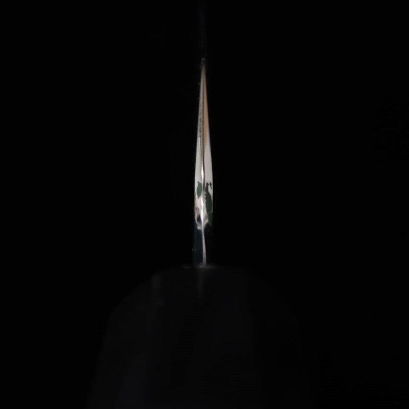 TADOKORO HAMONO Kiritsuke Sujihiki Mirror Finish Ginsan Ebony Silver Wrap Handle (270mm)