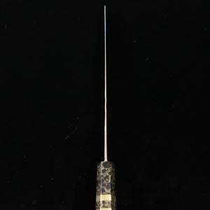 Sujihiki TADOKORO HAMONO Makoto Mirror Finish Aogami No. 2 Kiritsuke with Stabilized Wood Handle (300mm) 