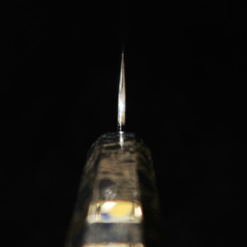 Sujihiki TADOKORO HAMONO Makoto Mirror Finish Aogami No. 2 Kiritsuke with Stabilized Wood Handle (300mm) 
