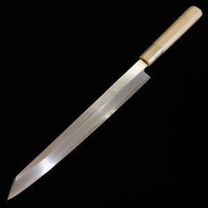 Miura Kiritsuke Yanagiba Obidama Ginsan Magnolia Handle For Left-handed (270/300mm) 