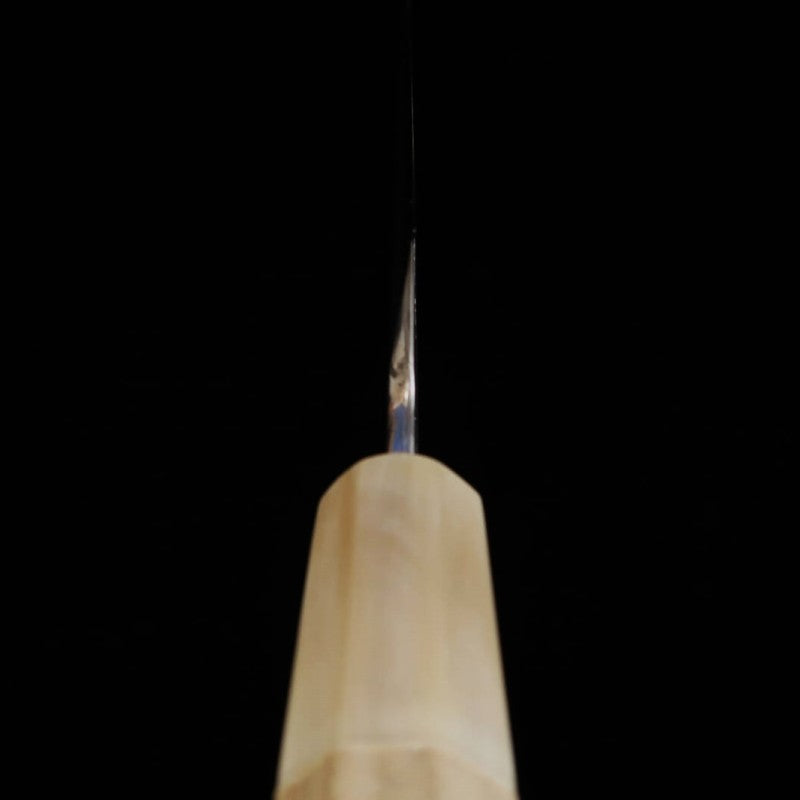 MIURA Obidama Yanagiba Kiritsuke, finition miroir, Gin-san n°3, manche octogonal en magnolia (300 mm)