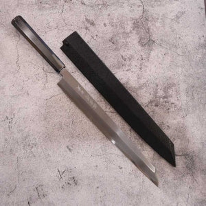 堺孝行 SAKAI TAKAYUKI 白虎 白紙一号 切付柳刃 黒檀八角柄 (270/300mm)