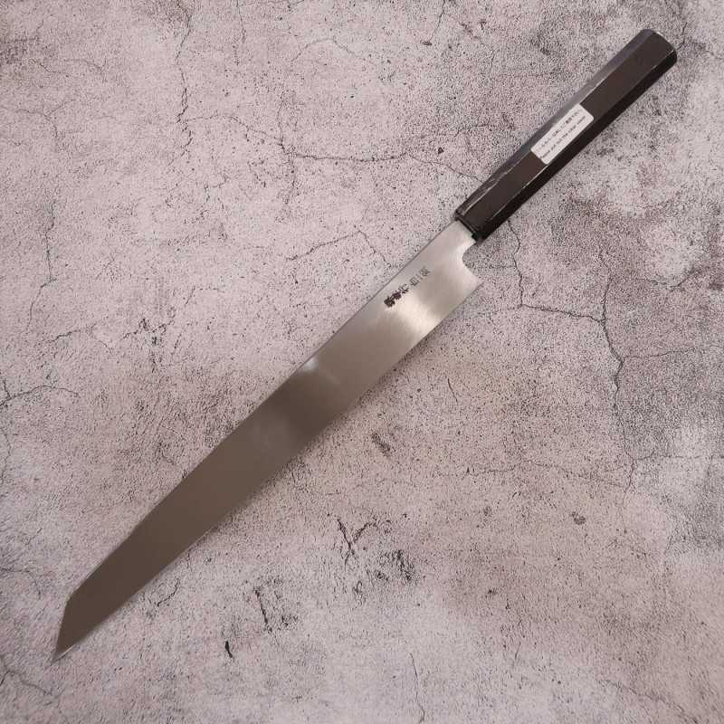 堺孝行 SAKAI TAKAYUKI 白虎 白紙一号 切付柳刃 黒檀八角柄 (270/300mm)