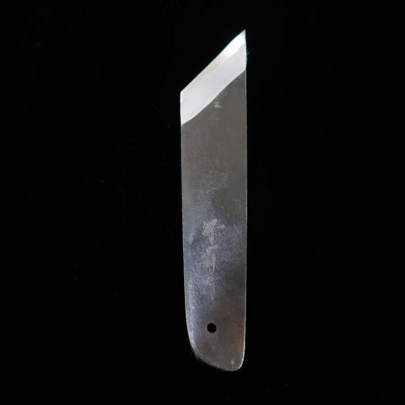 SAKAI KIKUMORI, Betsuuchi, couteau à anguille large pour gaucher, style Osaka, Aogami n°2, (65 mm)