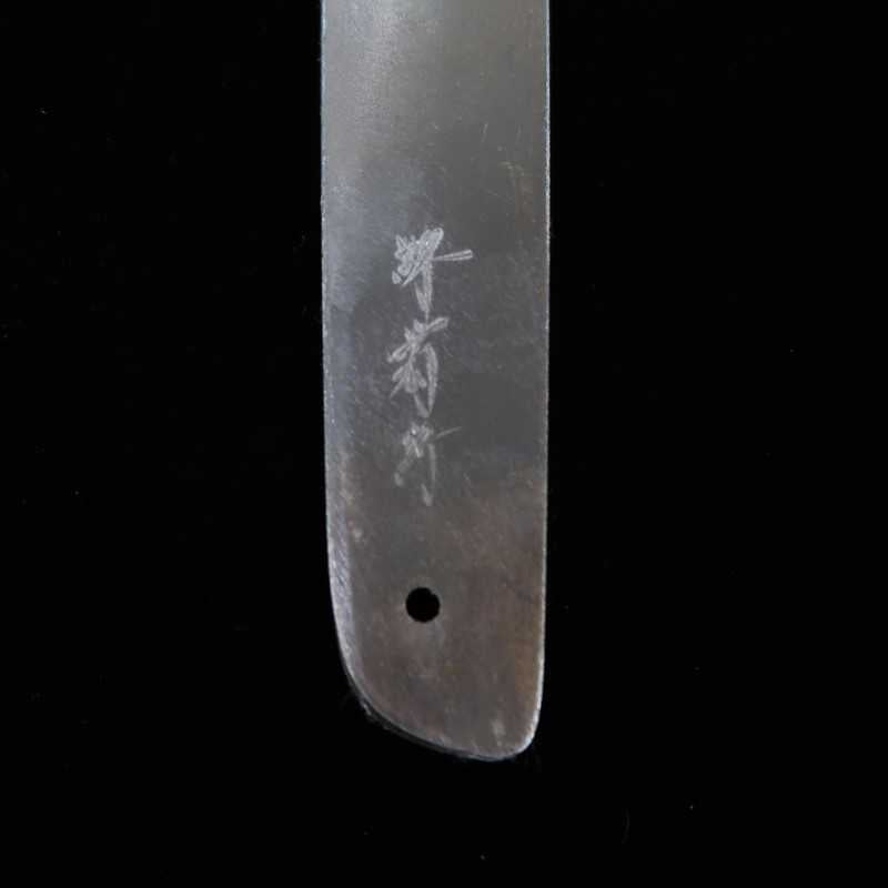 SAKAI KIKUMORI, Betsuuchi, couteau à anguille large pour gaucher, style Osaka, Aogami n°2, (65 mm)