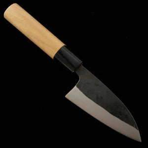 Ajikiri IKENAMI HAMONO Shirogami Nº 1 Cabo em Sakura (90mm)