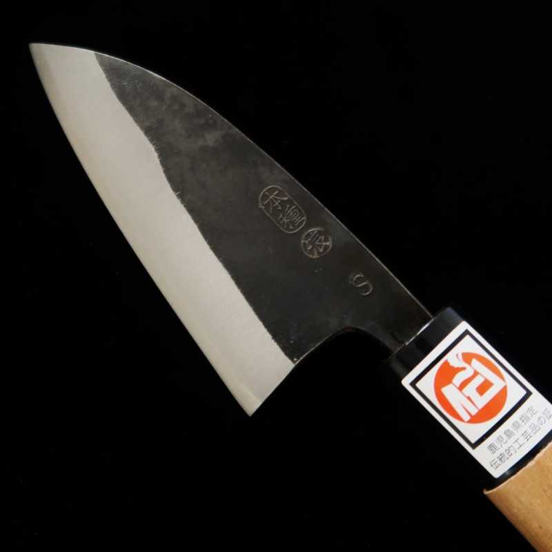 Ajikiri IKENAMI HAMONO Shirogami Nº 1 Cabo em Sakura (90mm)
