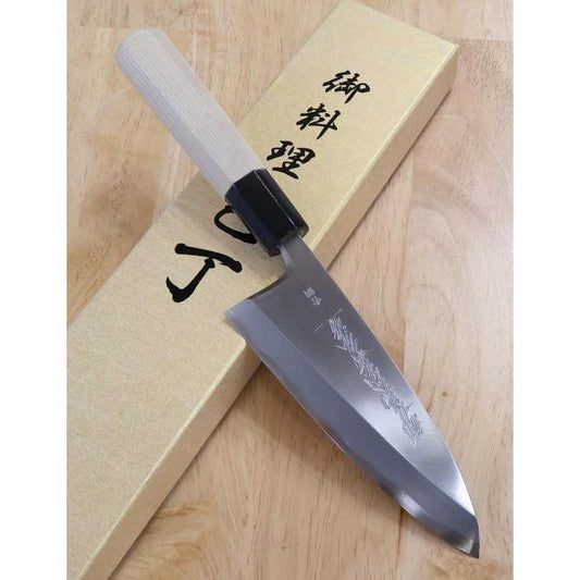 郷右馬允義弘 YOSHIHIRO 青霞 青紙二号 出刃 朴八角柄 (150-180mm)