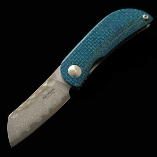 エムカスタMCUSTA Petit VG-10ダマスカス MC-0212D ブルー/ブラック (45mm)