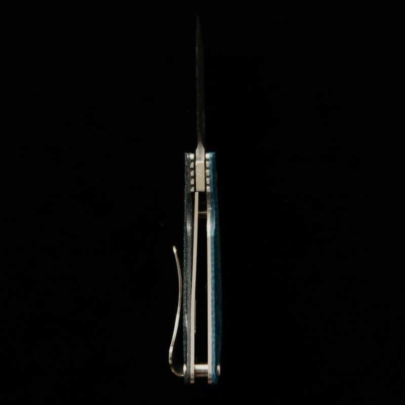 Canivete MCUSTA VG-10 Damasco MC-0212D Azul/Preto (45mm)