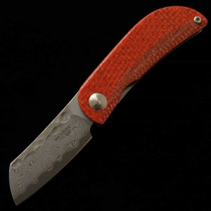 Canivete MCUSTA Petit VG-10 Damasco MC-0213D Laranja/Azul (45mm)