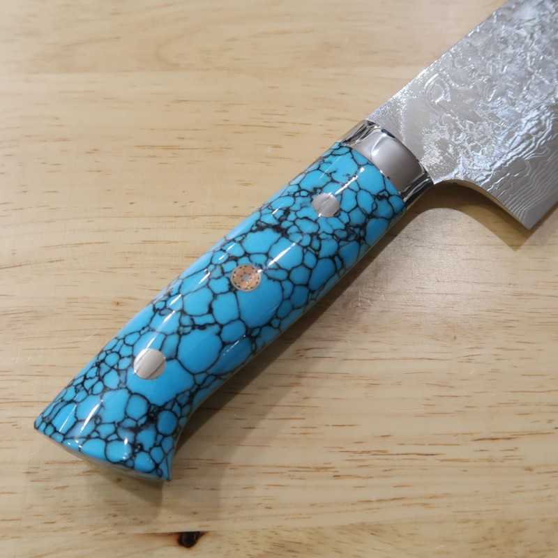 Saji Takeshi SAJI TAKESHI Nakiri R2 Finition Diamant Turquoise Bleue (180 mm)