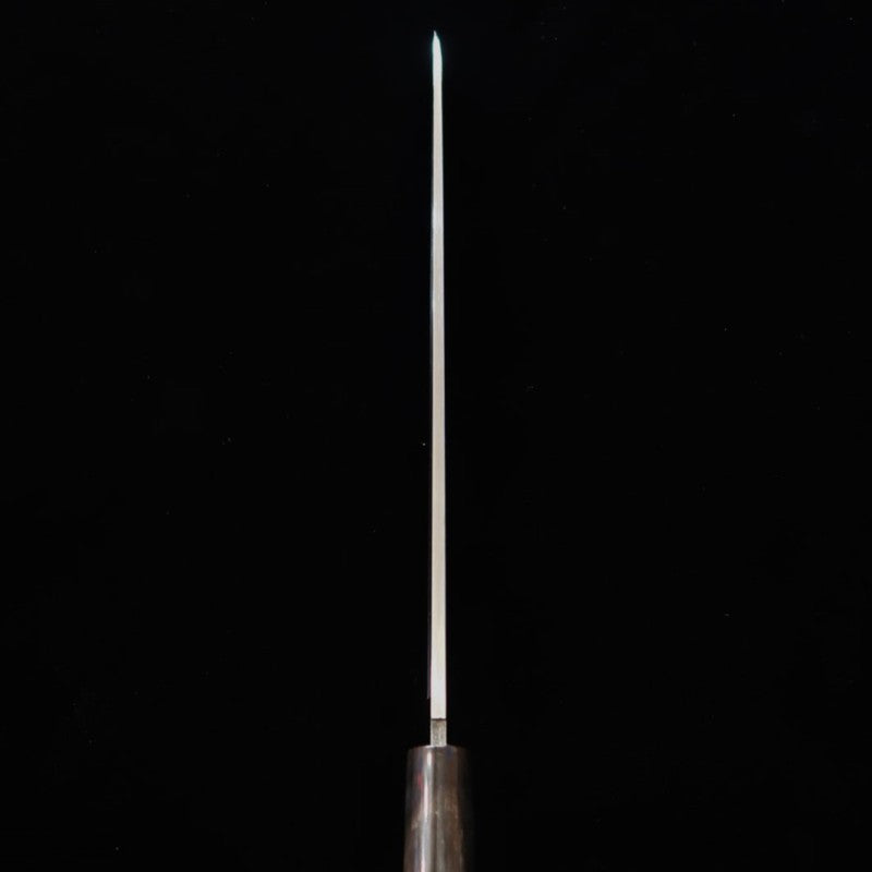 Yanagiba Masamoto Sohonten honkasumi Shirogami No. 2  com cabo em magnolia e chifre de búfalo (240-300mm)