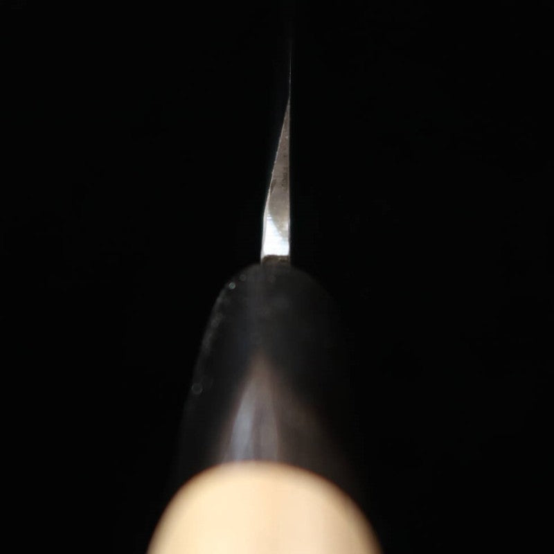 Yanagiba Masamoto Sohonten honkasumi Shirogami No. 2  com cabo em magnolia e chifre de búfalo (240-300mm)