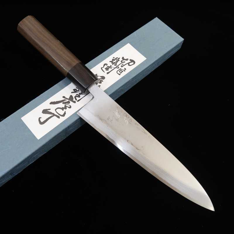 MIURA Yasuki Shirogami n°2 Damas Deba à fileter (210/240mm)