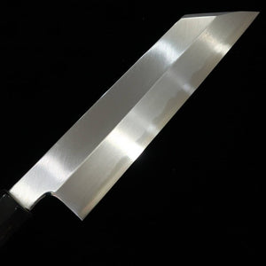 Nakiri MIURA Mukimono Knife, Blue Steel No. 2, Magnolia, Buffalo Octagonal Handle (180mm) 
