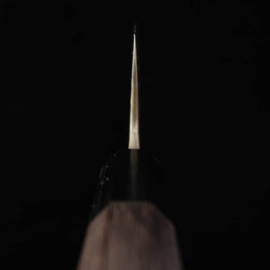 Nakiri ANRYU Aogami super martelado acabamento preto cabo octogonal em jacarandá (165mm)