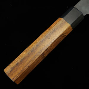 Hidari Yorimitsu, Nakiri, Blue Steel No.1, Kurouchi Finish with Tagayasan Handle (180mm)