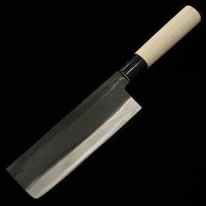 Hidari Yorimitsu Nakiri acier SK finition noire manche en magnolia (170 mm)