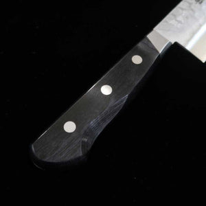 Miura Aogami No.2 Inox Damas, Nakiri, manche en contreplaqué noir (165mm)