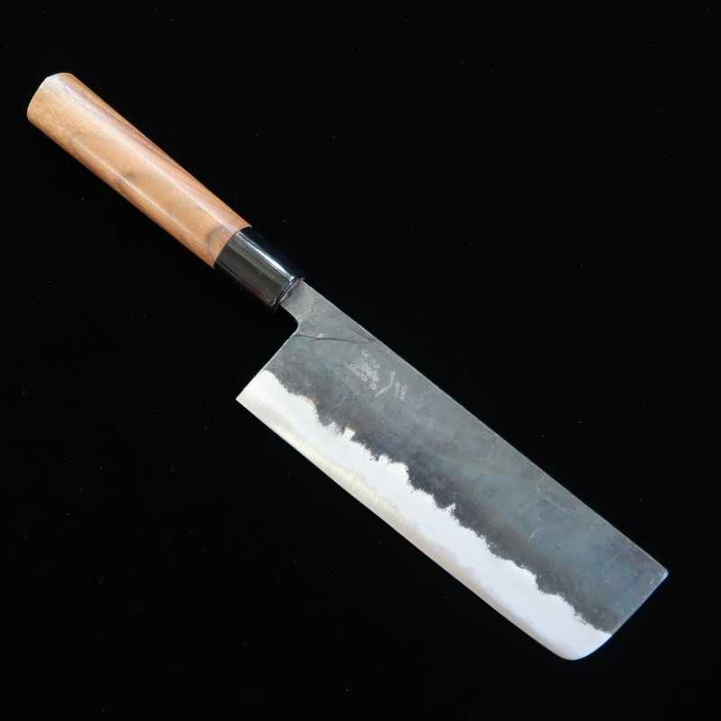 Miura Nakiri Shirogami No. 2 Black Walnut Handle (170mm)