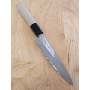 Hado HADO Shirogami No.1, acier inoxydable multicouche, Petty, manche octogonal en corne de buffle (150 mm)
