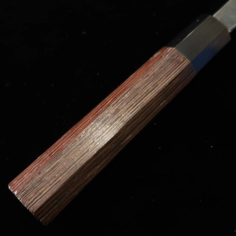 Petty HATSUKOKORO Aogami nº 2 Acabamento Kurouchi damasco cabo wengué (150 mm)
