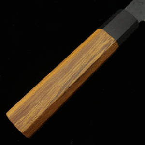 HIDARI YORIMITSU petty, acero Aogami nº 1, acabado negro, mango de tetsutoki (160 mm)