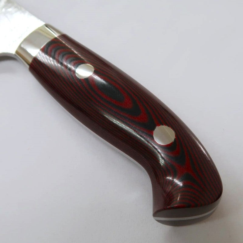 Yuta Katayama « Akatsuki », SG2 damas, couteau d’office, manche en micarta (130 mm).