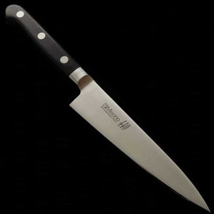 Misono MISONO Petty 440 Lâmina de madeira laminada preta (120-150mm)