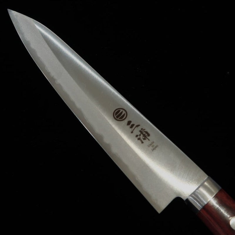 Miura MIURA Petty Aogami n°2, noyau en sandwich, manche vin (135 mm)