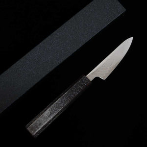 MIURA Miura Uzunami petty SLD inoxidable mango octogonal de roble lacado (80 mm)