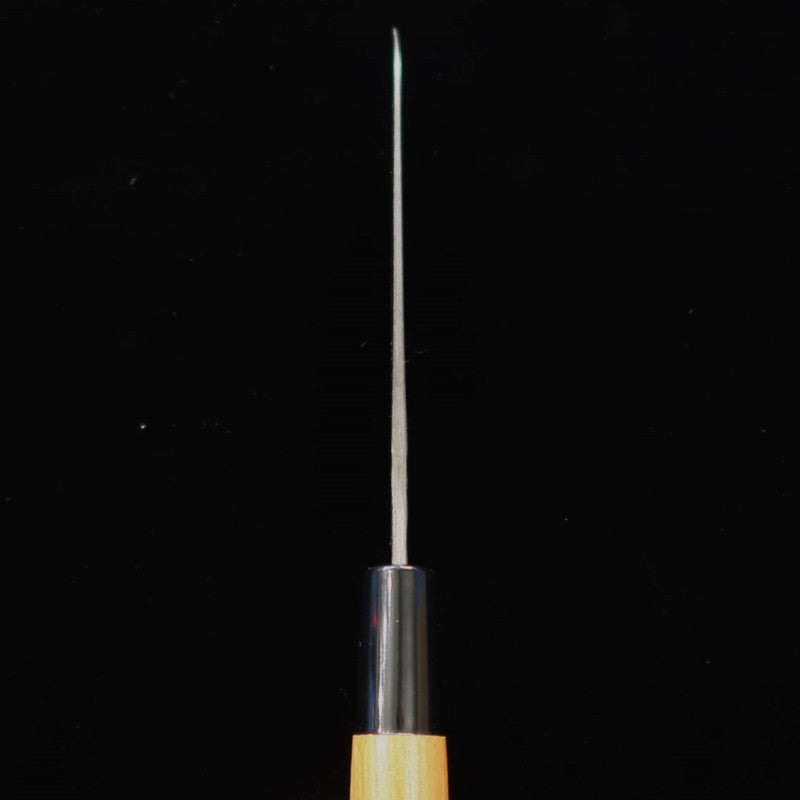 Petty MIWA Blue Steel Black Finish Keyaki Handle (140mm) 