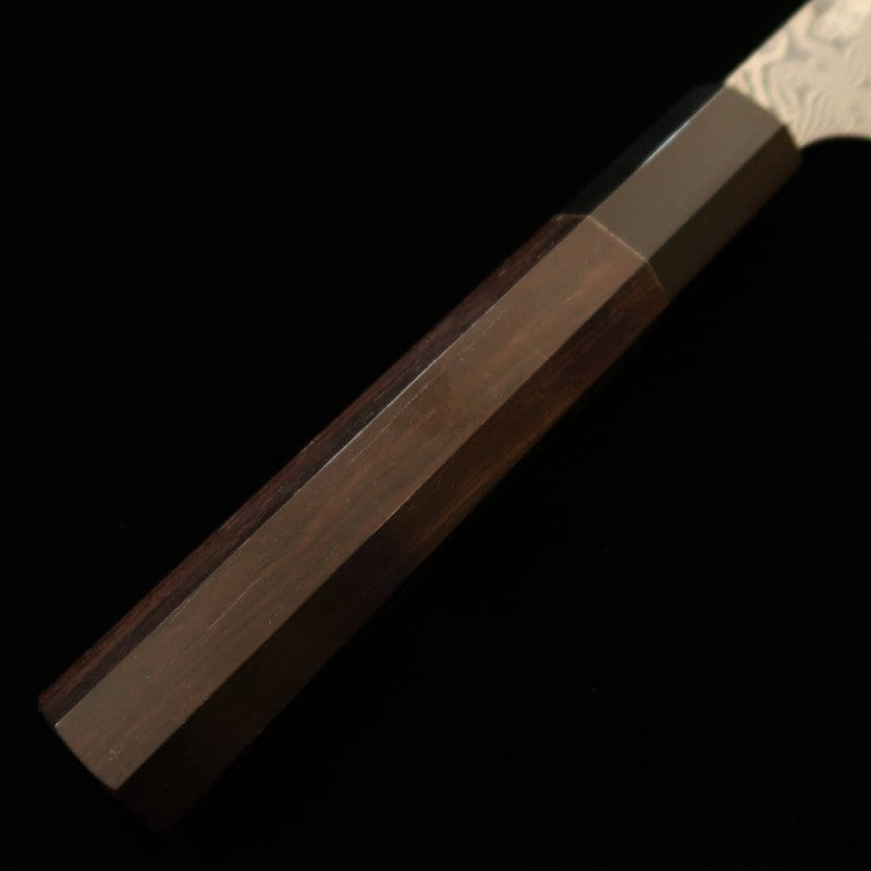 NIGARA Petty SG2, motif sombre, damas, manche en buffle et ébène (120mm)