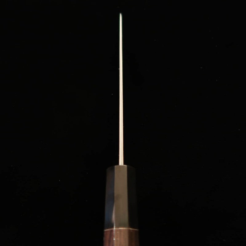 NIGARA Petty SG2, motif sombre, damas, manche en buffle et ébène (120mm)