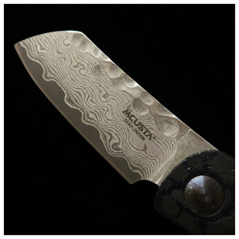 Canivete MCUSTA edição limitada Infinity 021 Zone Hammered Damascus (45mm)