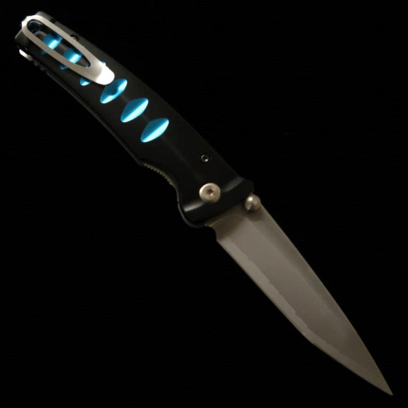 Canivete MCUSTA VG-10 Série Katana MC-0041C  Preto/Azul (85mm)
