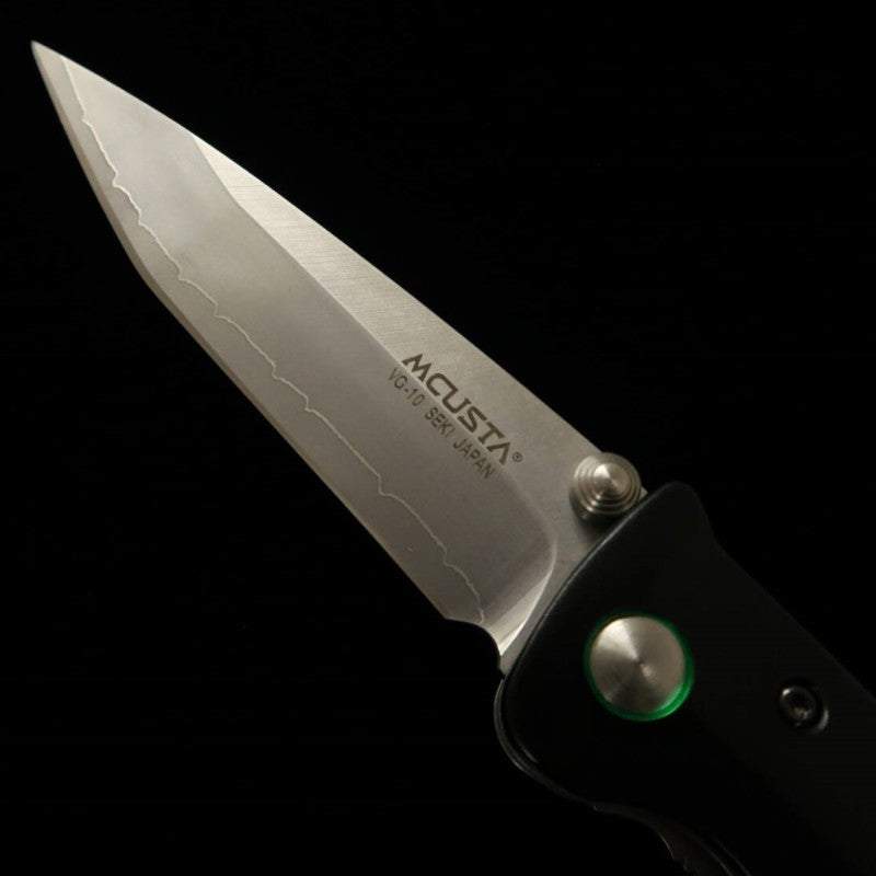 MCUSTA Emcusta - serie Katana - MC-0044C - VG-10 - negro/verde (85 mm)