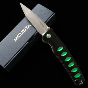 MCUSTA Emcusta - serie Katana - MC-0044C - VG-10 - negro/verde (85 mm)