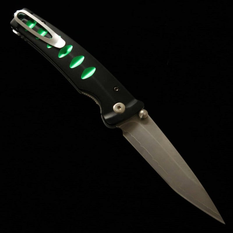 MCUSTA Emcusta - serie Katana - MC-0044C - VG-10 - negro/verde (85 mm)