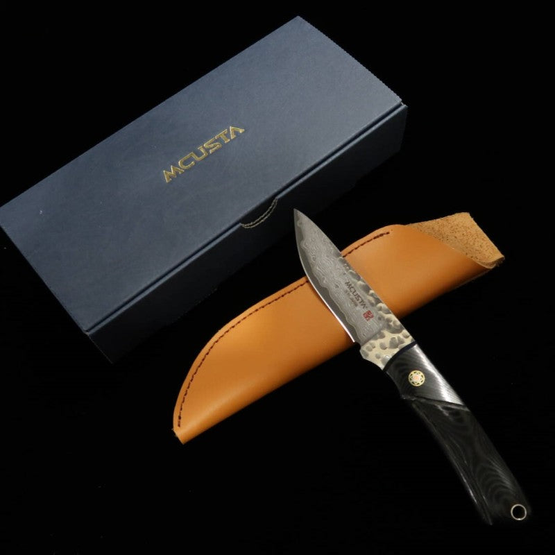 MCUSTA VG10 Mika Irie Serie Sport - MC-0231DB - Sport100 Micarta negra (65 mm)