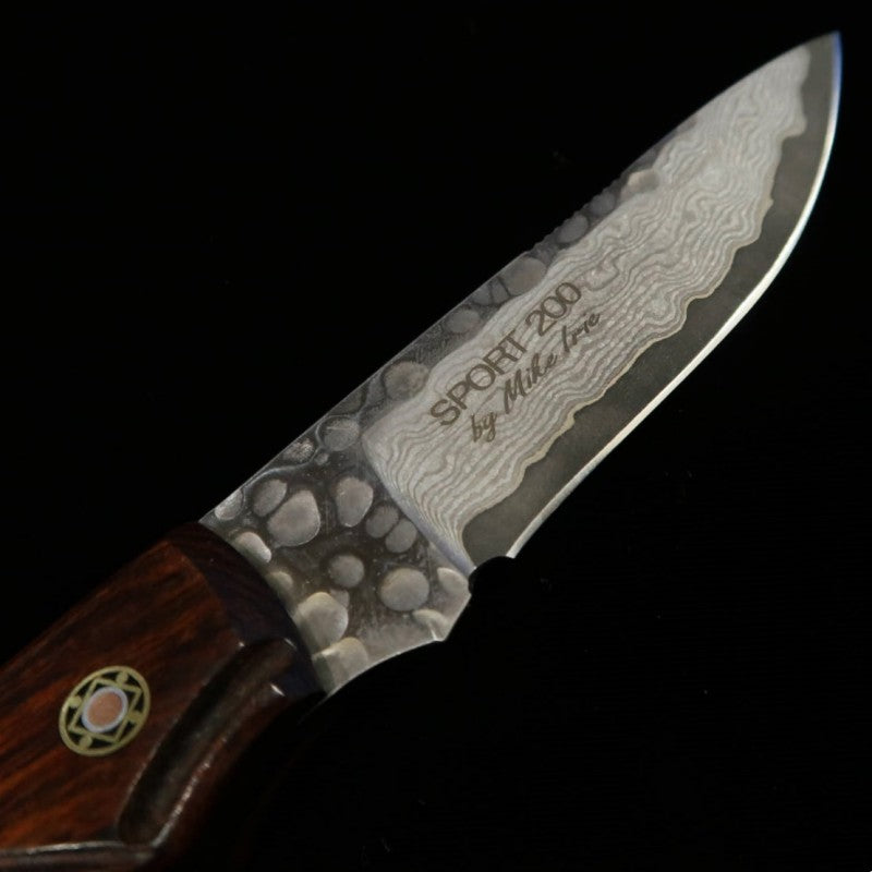 Navaja con funda MCUSTA VG10 Mika Irie Sport series - MC-0232DI - Sport200 Madera de hierro (65 mm)