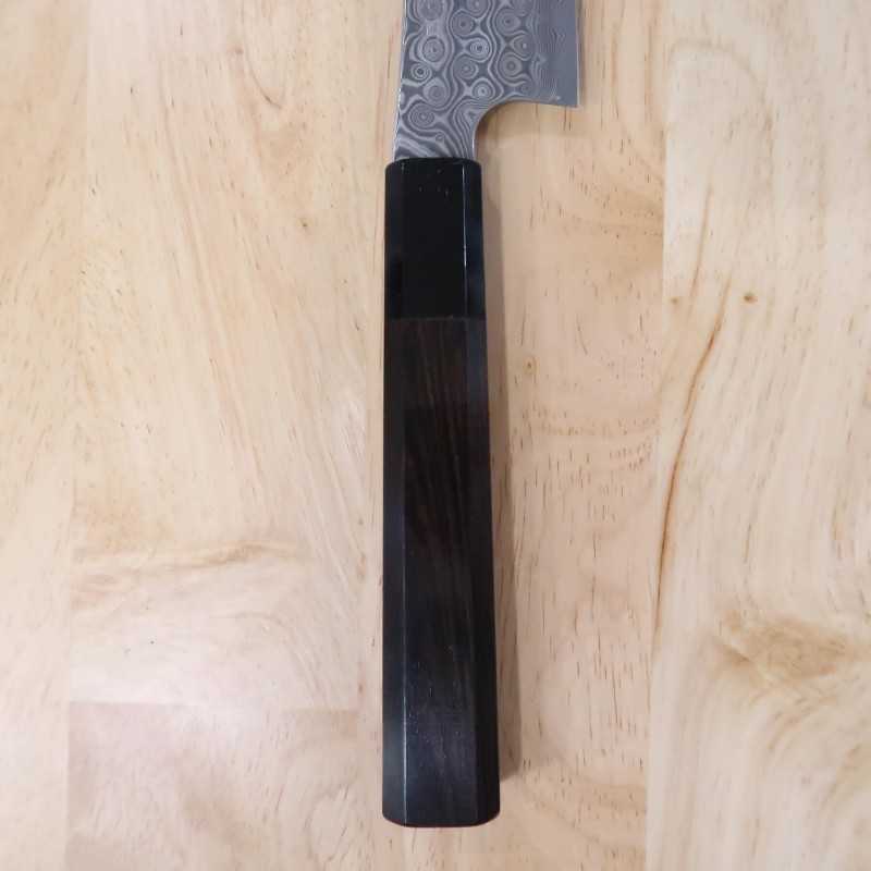Sujihiki NIGARA SG2 com padrão escuro e cabo octogonal de ébano (270/300mm)