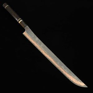 Sujihiki Hatsukokoro SLD  Damasco Cabo em Ébano (390mm)