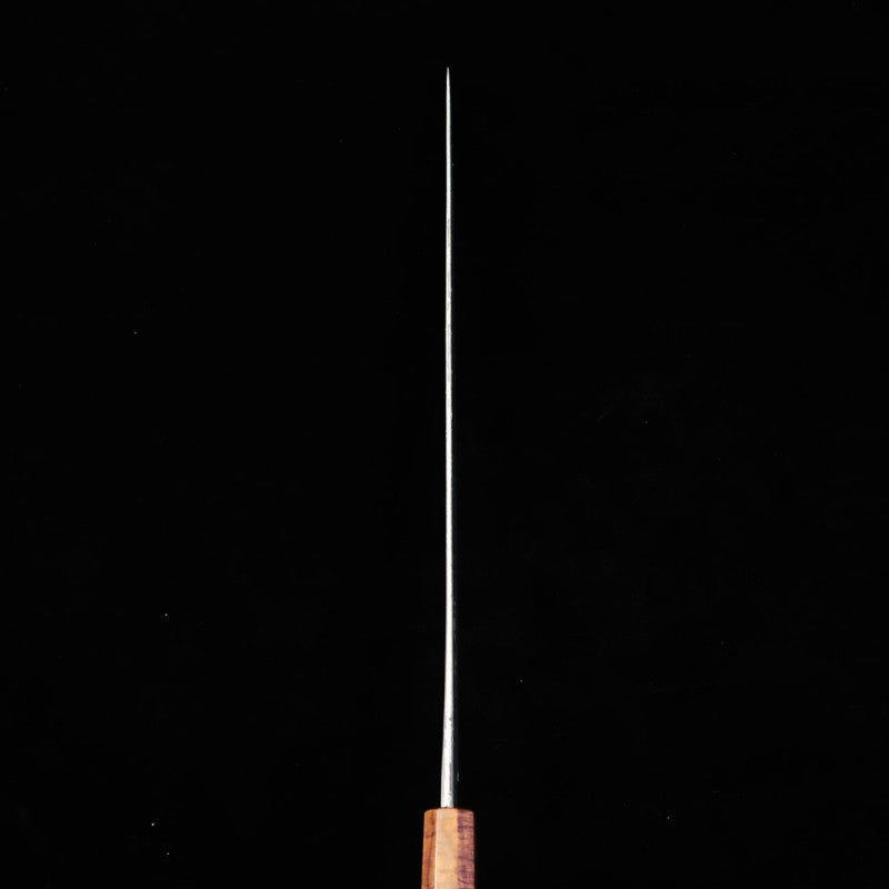 NIGARA Forgeron Saki-maru Sujihiki Noir martelé Damas Manche octogonal en ébène (450 mm)