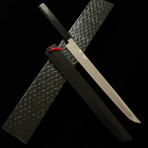 KAGEKIYO VG10 acabado espejo, mango Hirame, sakimaru takohiki (300 mm)